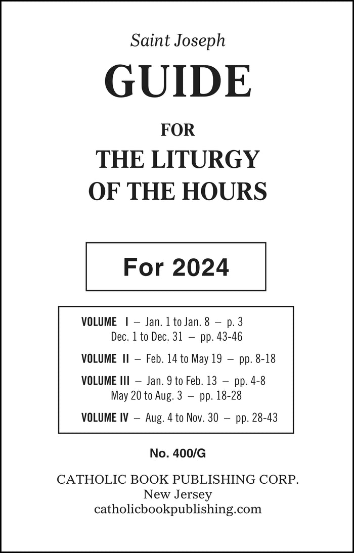 Liturgy Of The Hours Guide For 2026