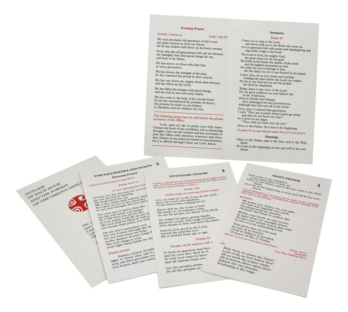 Inserts  (Liturgy Of The Hours)