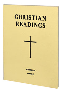 Christian Readings (Vol. IV/year I)