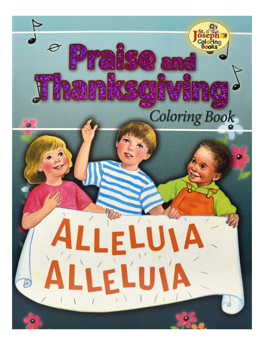 Coloring Book About Praise And Thanksgiving
