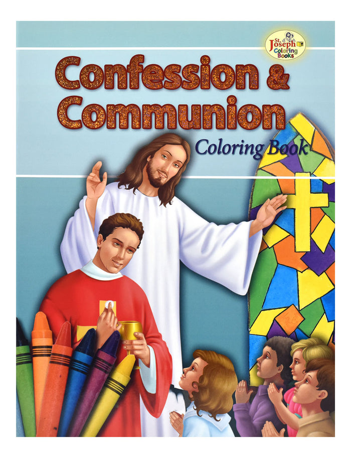 Confession And Communion Coloring Book