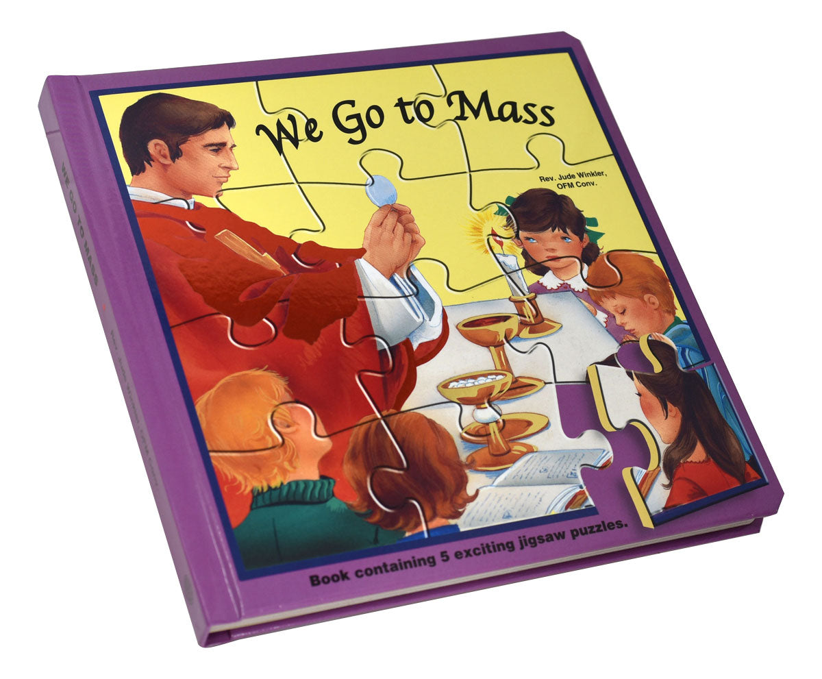 We Go To Mass (Puzzle Book)