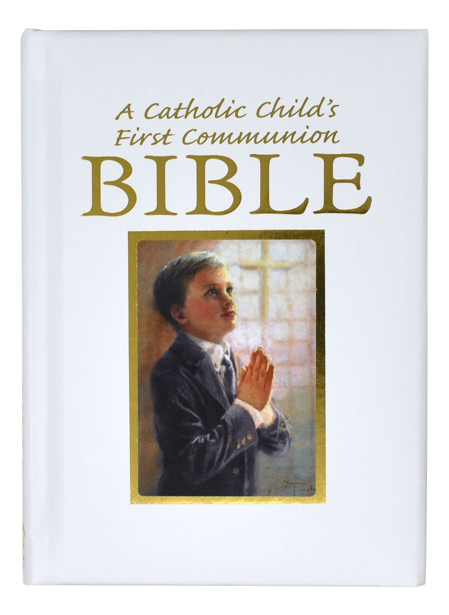 A Catholic Child's First Communion Bible-Blessings-Boy