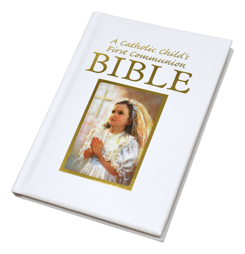 A Catholic Child's First Communion Bible-Blessings-Girl
