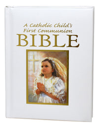 A Catholic Child's First Communion Bible-Blessings-Girl
