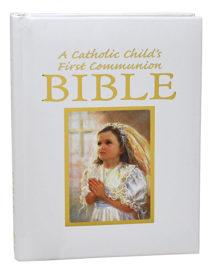 A Catholic Child's First Communion Bible-Blessings-Girl