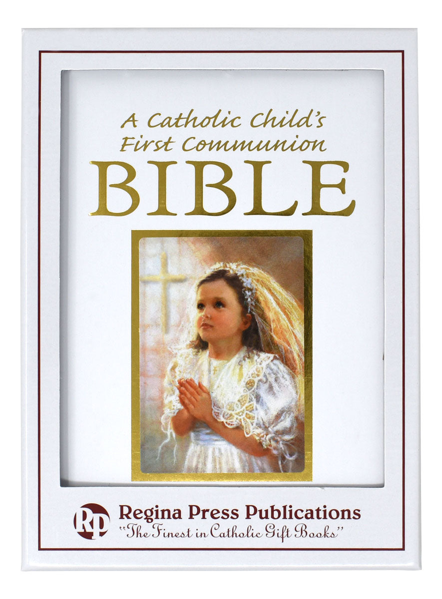 A Catholic Child's First Communion Bible-Blessings-Girl