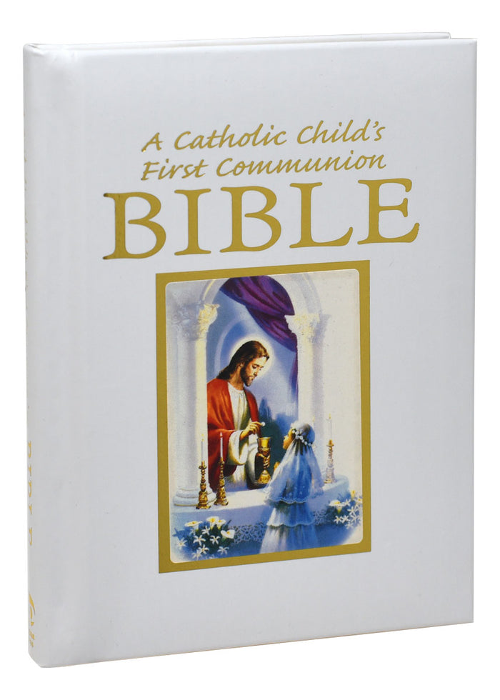 A Catholic Child's First Communion Bible-Traditions-Girl