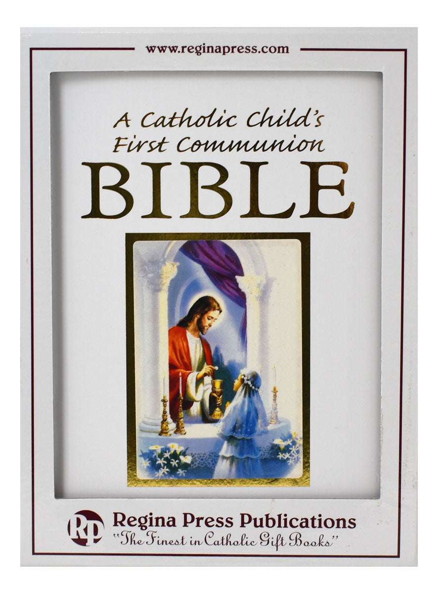 A Catholic Child's First Communion Bible-Traditions-Girl