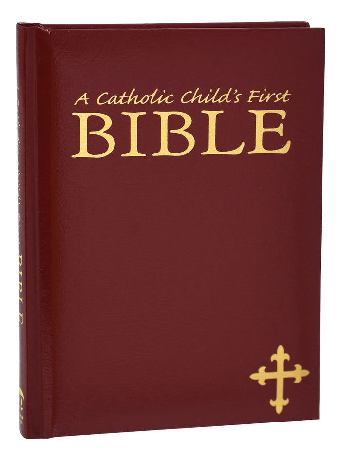 A Catholic Child's First Bible - Maroon Gift Edition