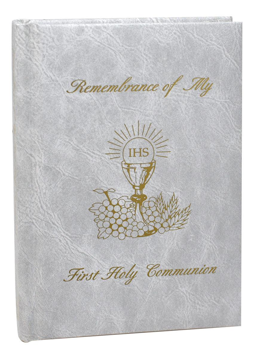 Remembrance Of My First Holy Communion-Girl-White Edges