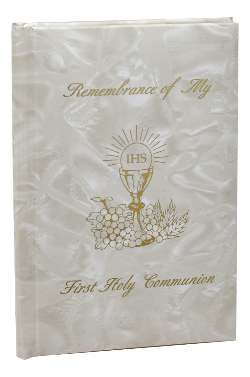 Remembrance Of My First Holy Communion-Girl-White Pearl