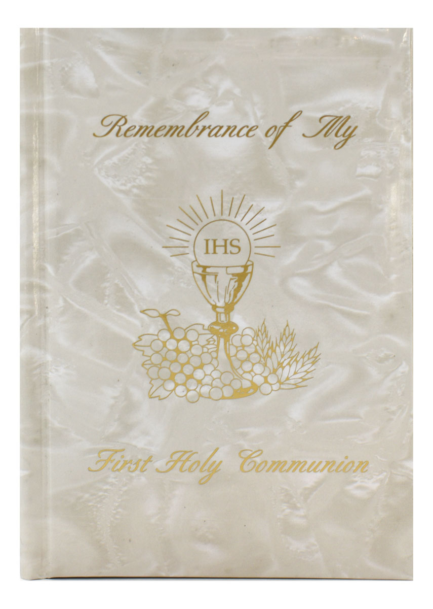 Remembrance Of My First Holy Communion-Girl-White Pearl