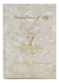 Remembrance Of My First Holy Communion-Girl-White Pearl