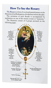 How To Say The Rosary Pamphlet