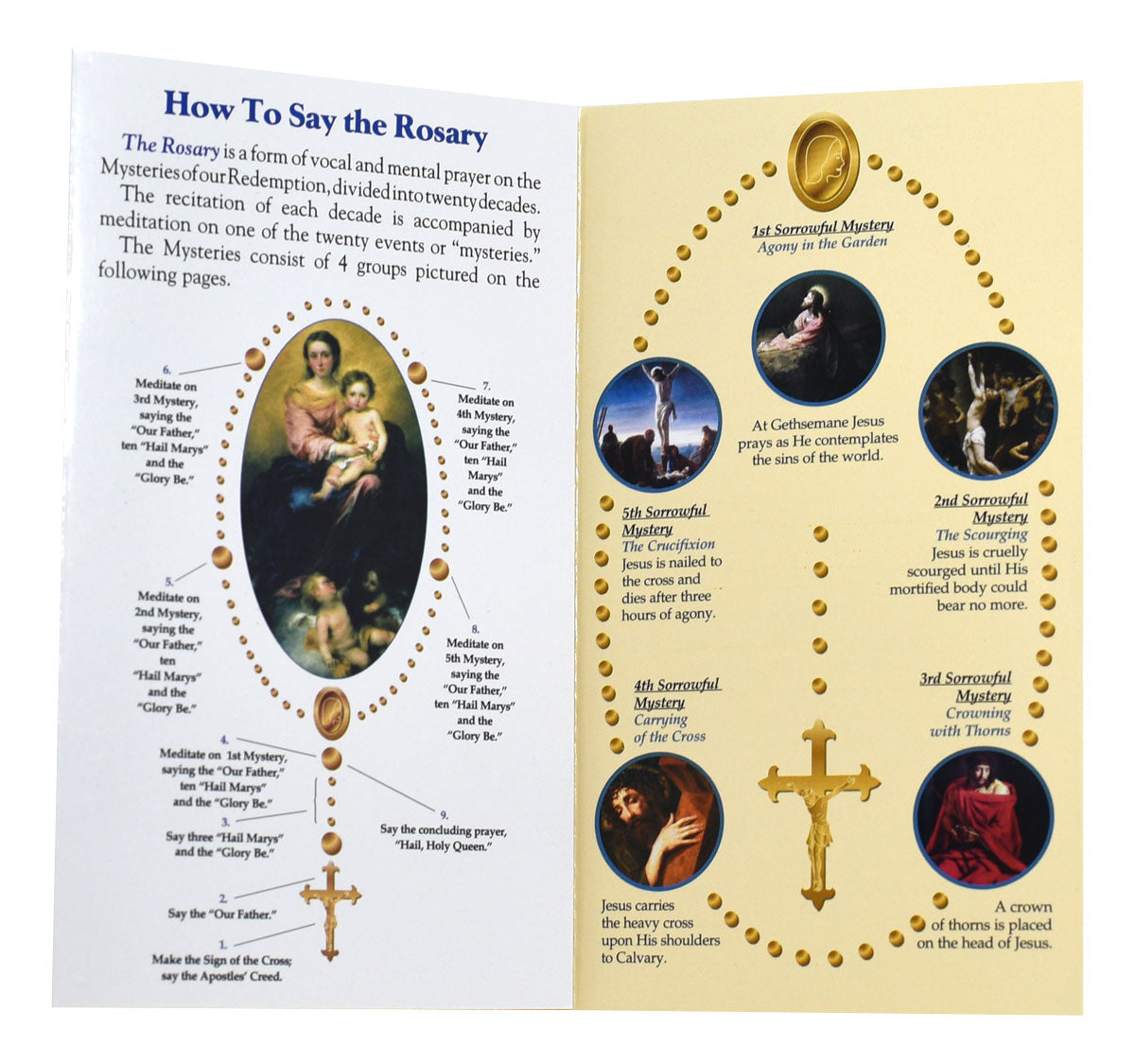 How To Say The Rosary Pamphlet