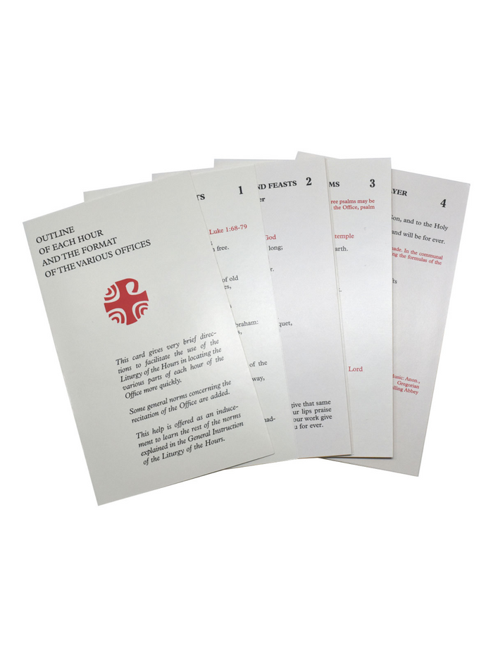 Inserts  (Liturgy Of The Hours)