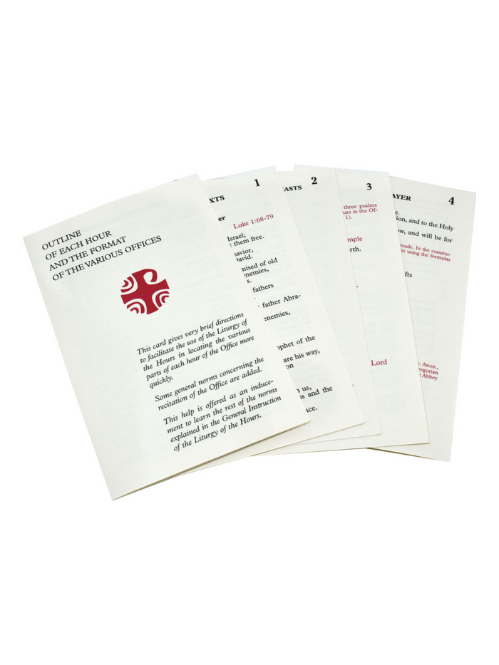 Inserts (Large-Type Liturgy Of The Hours)