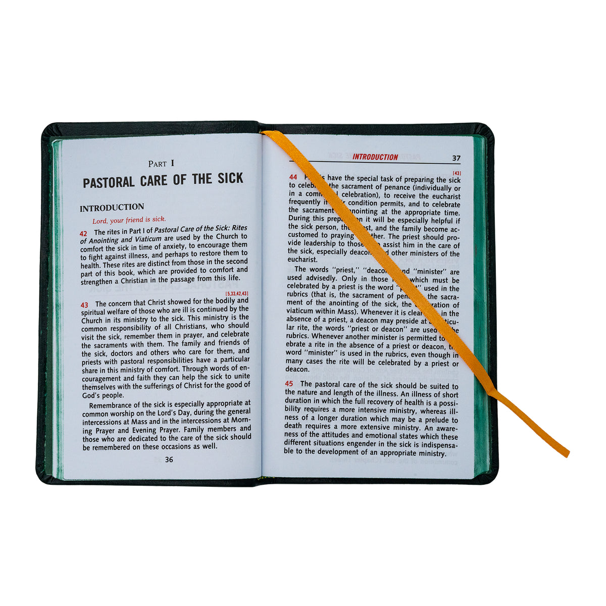 Order Of The Anointing Of The Sick And Their Pastoral Care