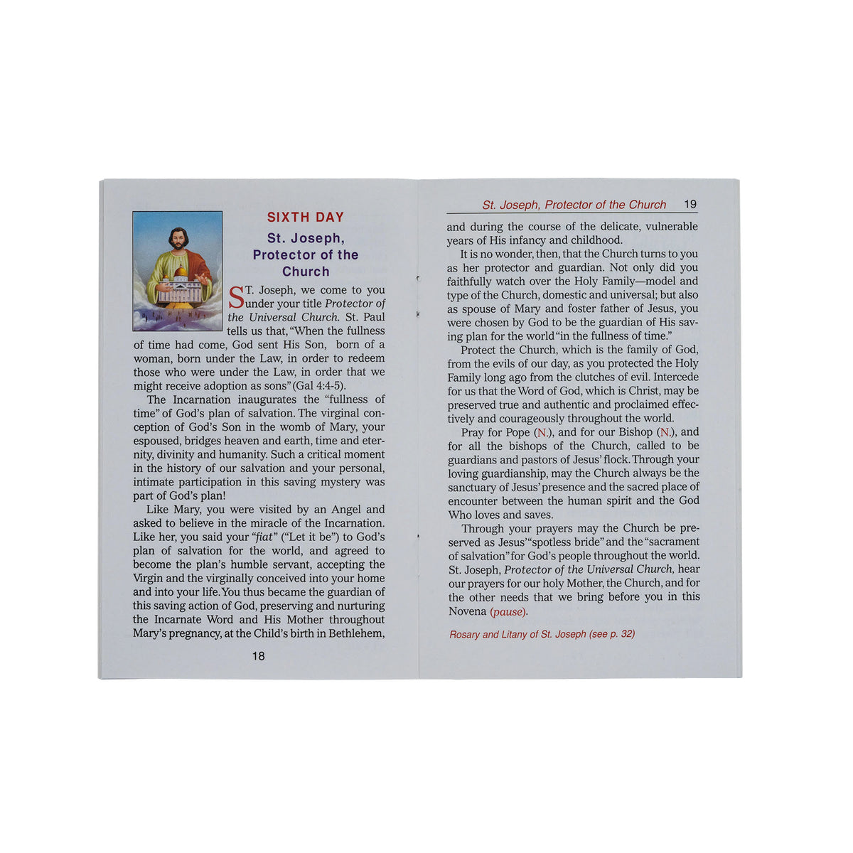 My Novena To St. Joseph