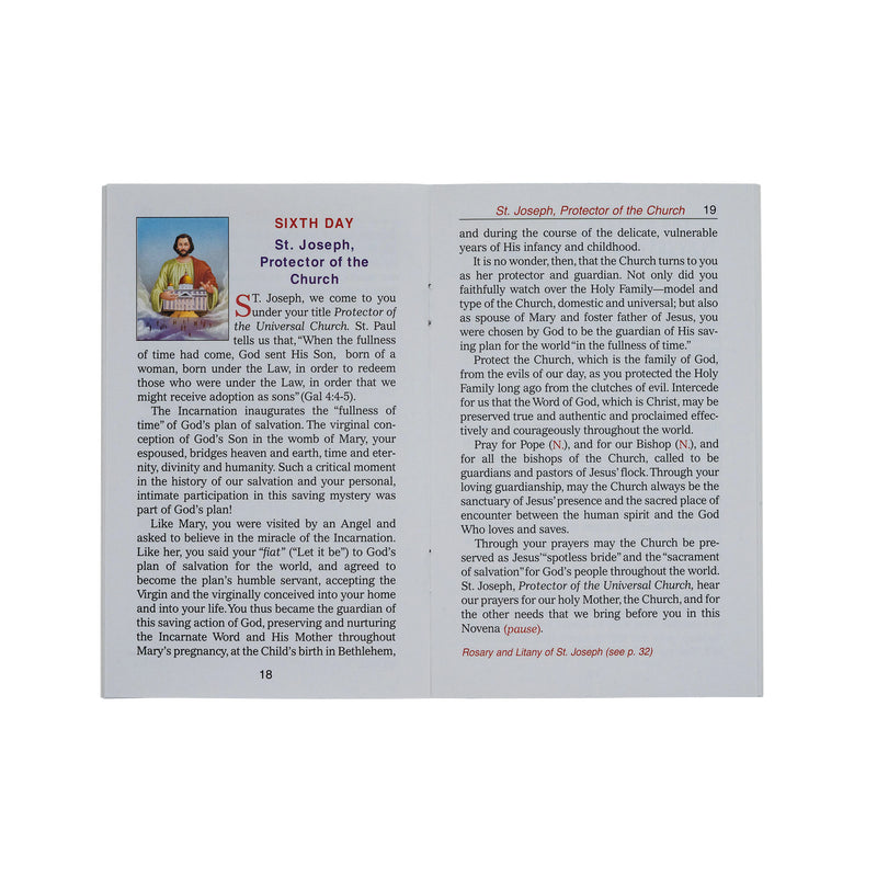 My Novena To St. Joseph