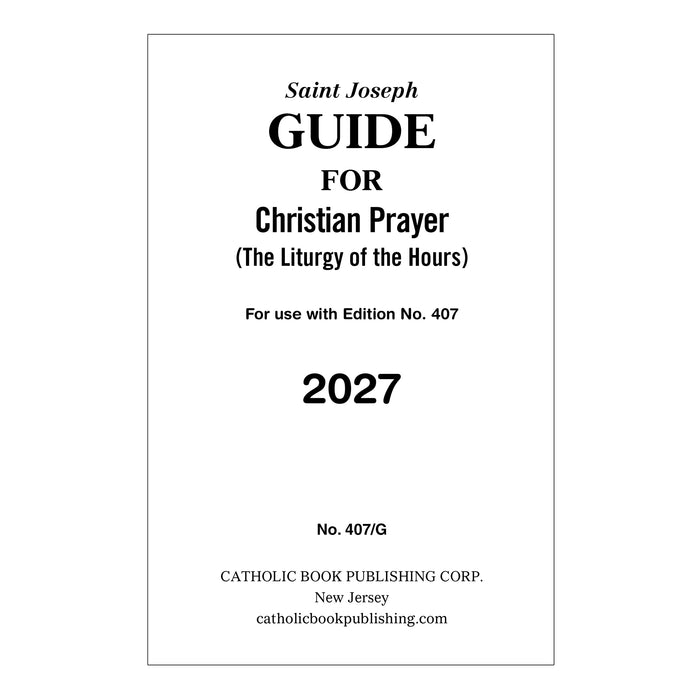 Christian Prayer Guide For 2027 (Large Type)