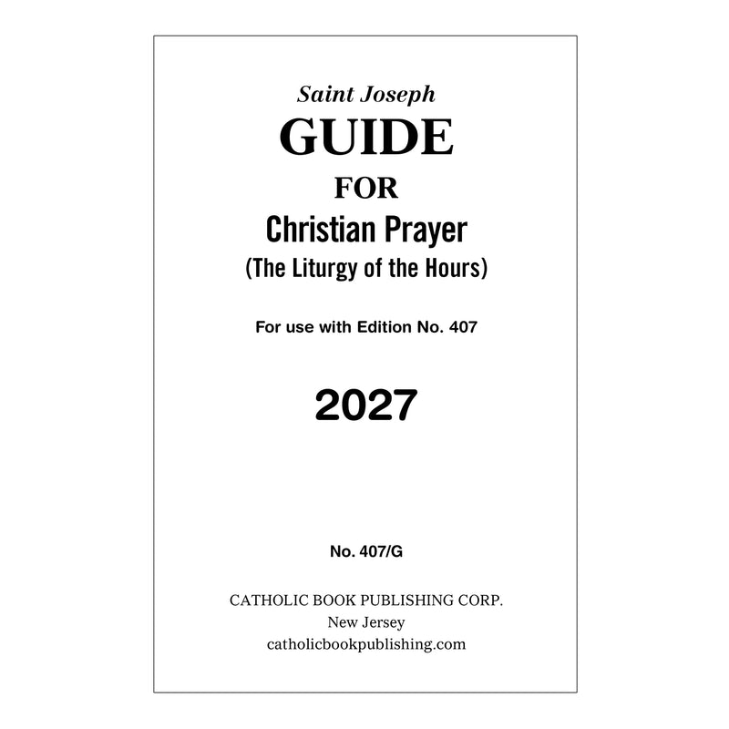Christian Prayer Guide For 2027 (Large Type)
