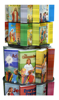 7-Tier Picture / Coloring Book Rack With Books