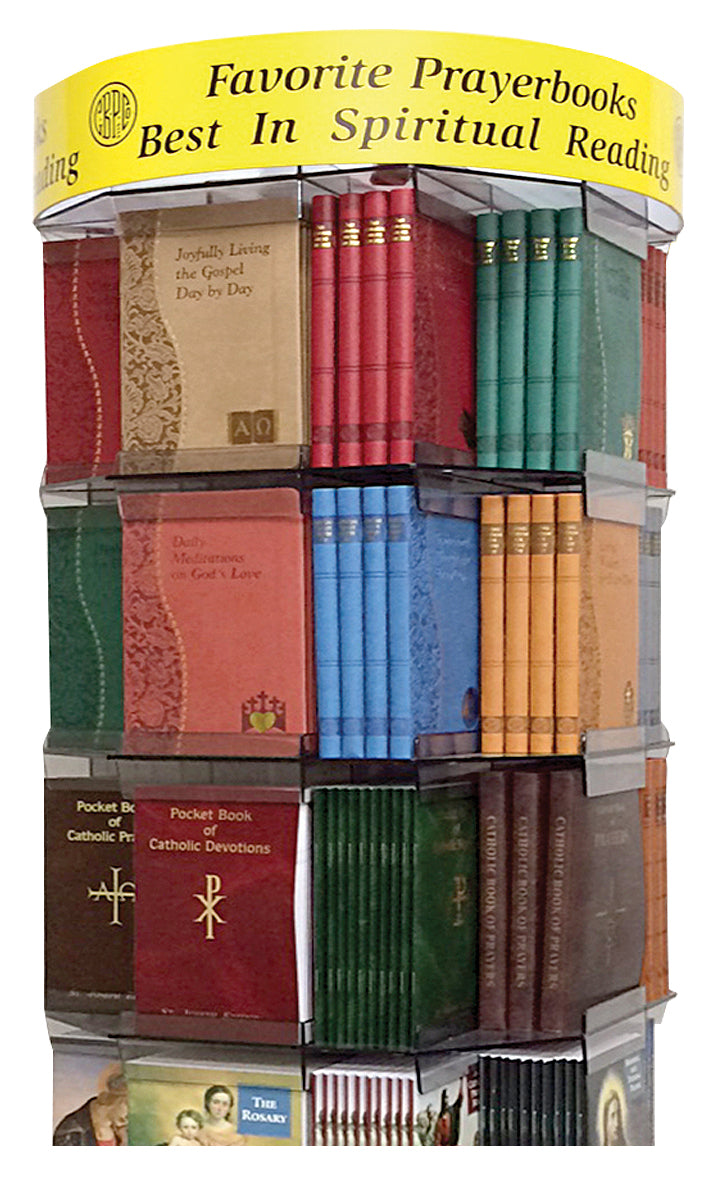 8-Tier Prayerbook Display Rack With Books