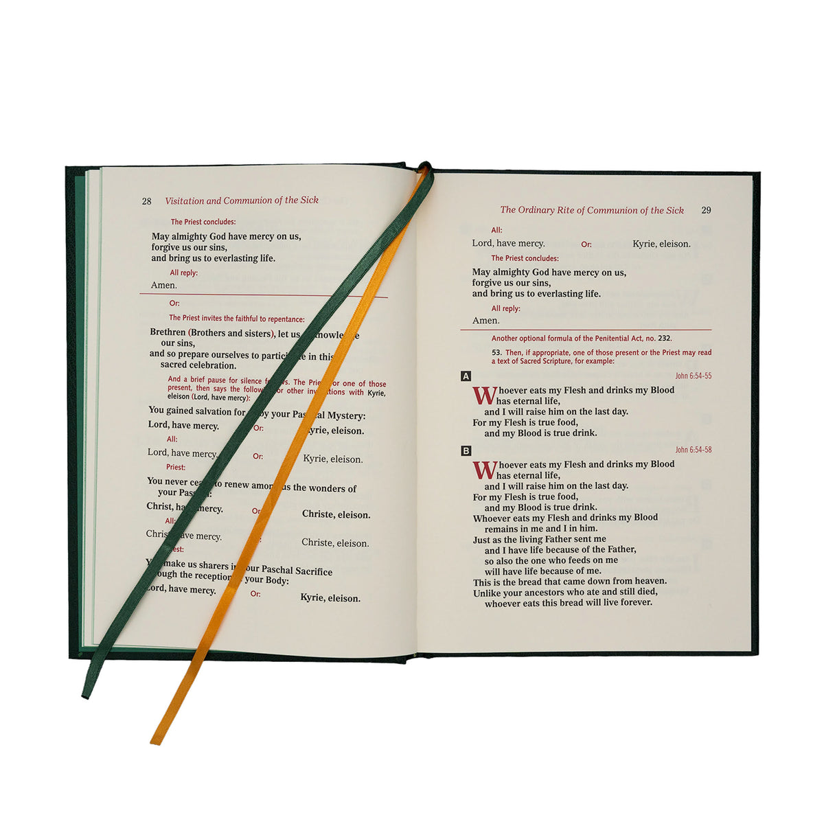 Order Of The Anointing Of The Sick And Their Pastoral Care -LARGE SIZE