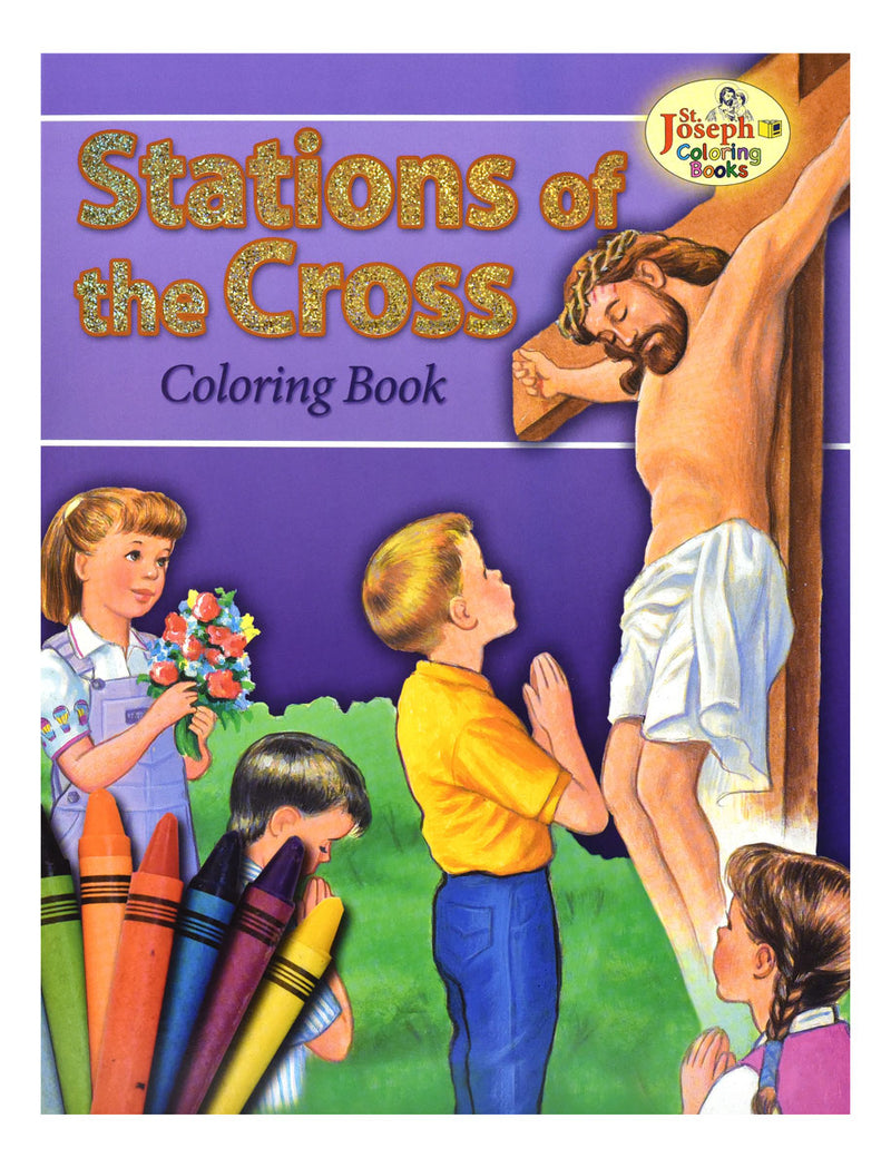 Coloring Book About The Stations Of The Cross