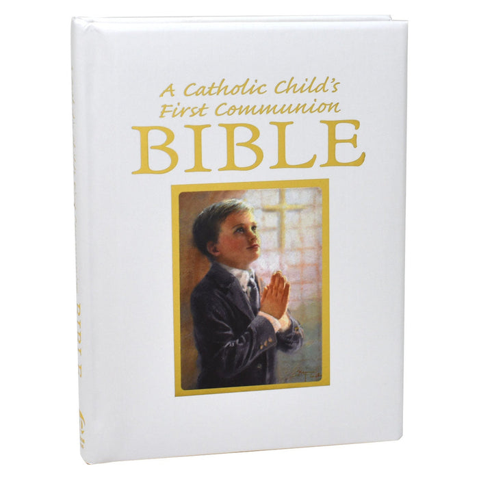 A Catholic Child's First Communion Bible-Blessings-Boy