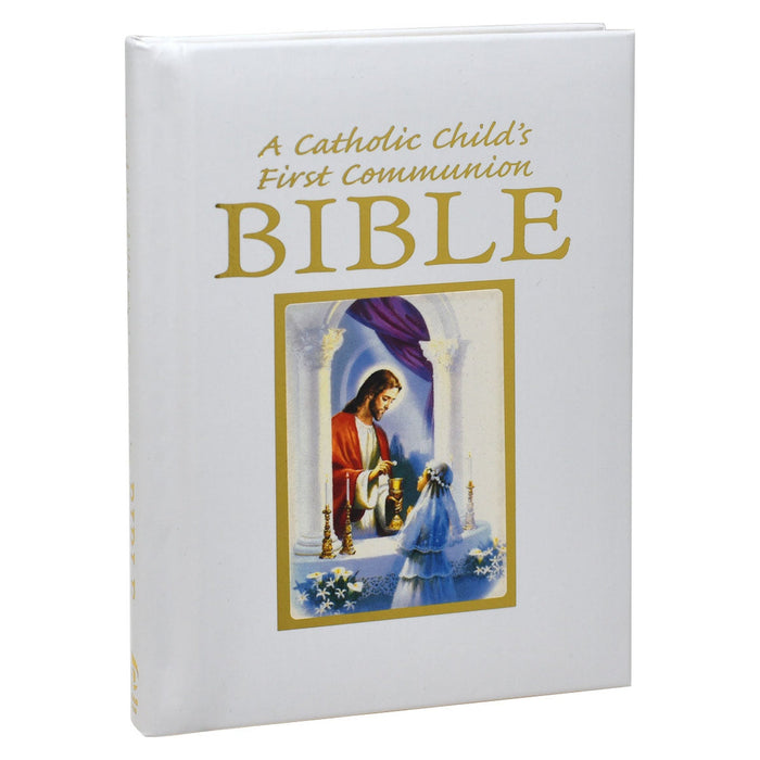 A Catholic Child's First Communion Bible-Traditions-Girl