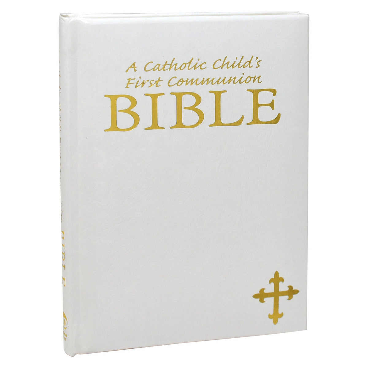 A Catholic Child's First Communion Bible - White