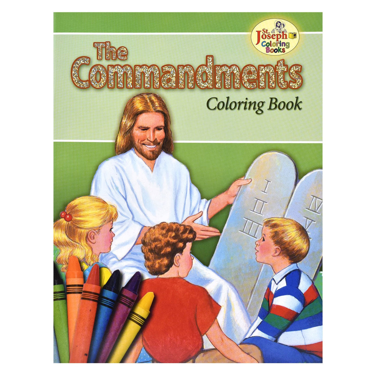 Coloring Book About The Commandments