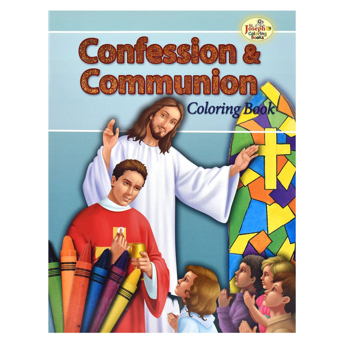 Confession And Communion Coloring Book