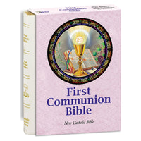 NCB First Communion Bible - White - Indexed