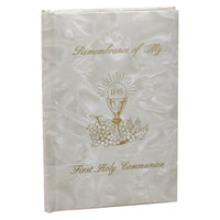Remembrance Of My First Holy Communion-Girl-White Pearl