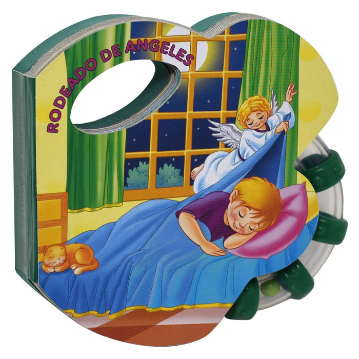 Rodeado De Angeles (Rattle Book)