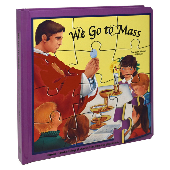 We Go To Mass (Puzzle Book)