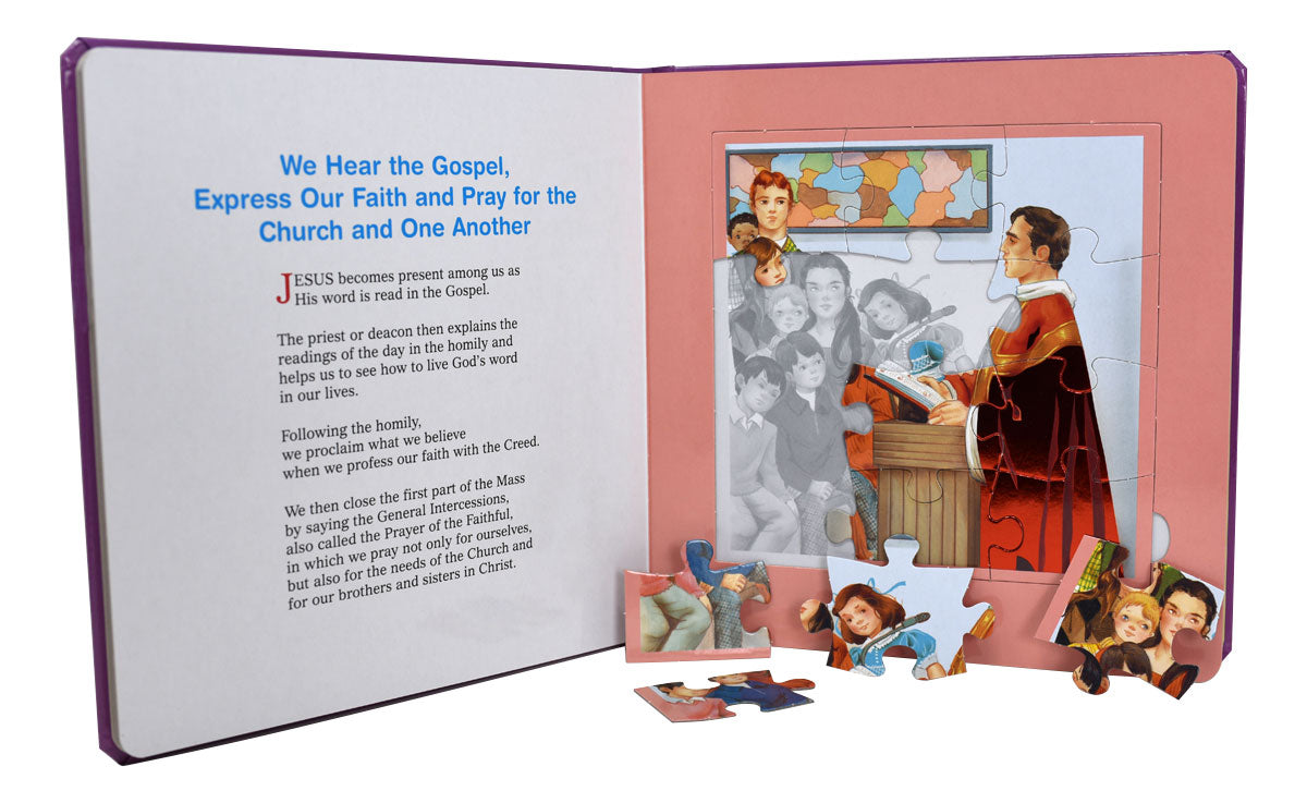 We Go To Mass (Puzzle Book)