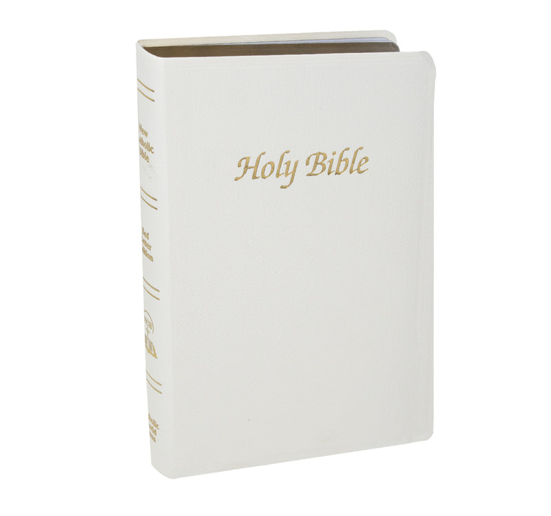 NCB First Communion Bible - White - Indexed