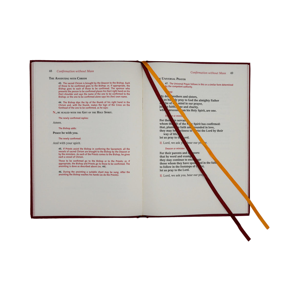 Order Of Confirmation