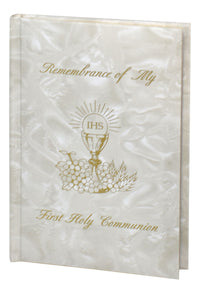 Remembrance Of My First Holy Communion-Girl-White Pearl