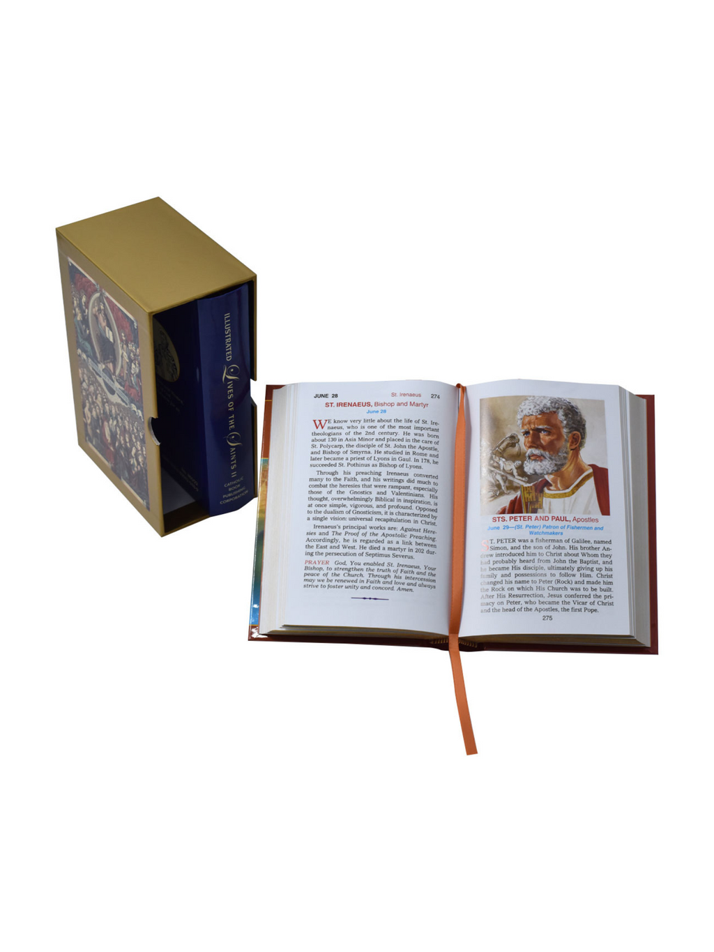 Illustrated Lives Of The Saints Boxed Set – Catholic Book Publishing