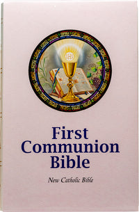 NCB First Communion Bible - White