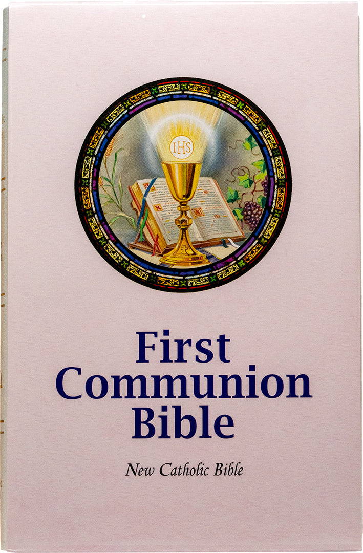 NCB First Communion Bible - White - Indexed