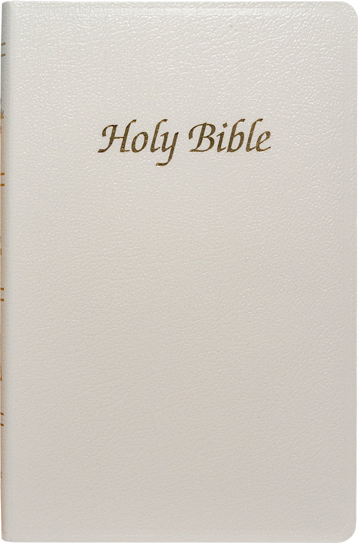 NCB First Communion Bible - White