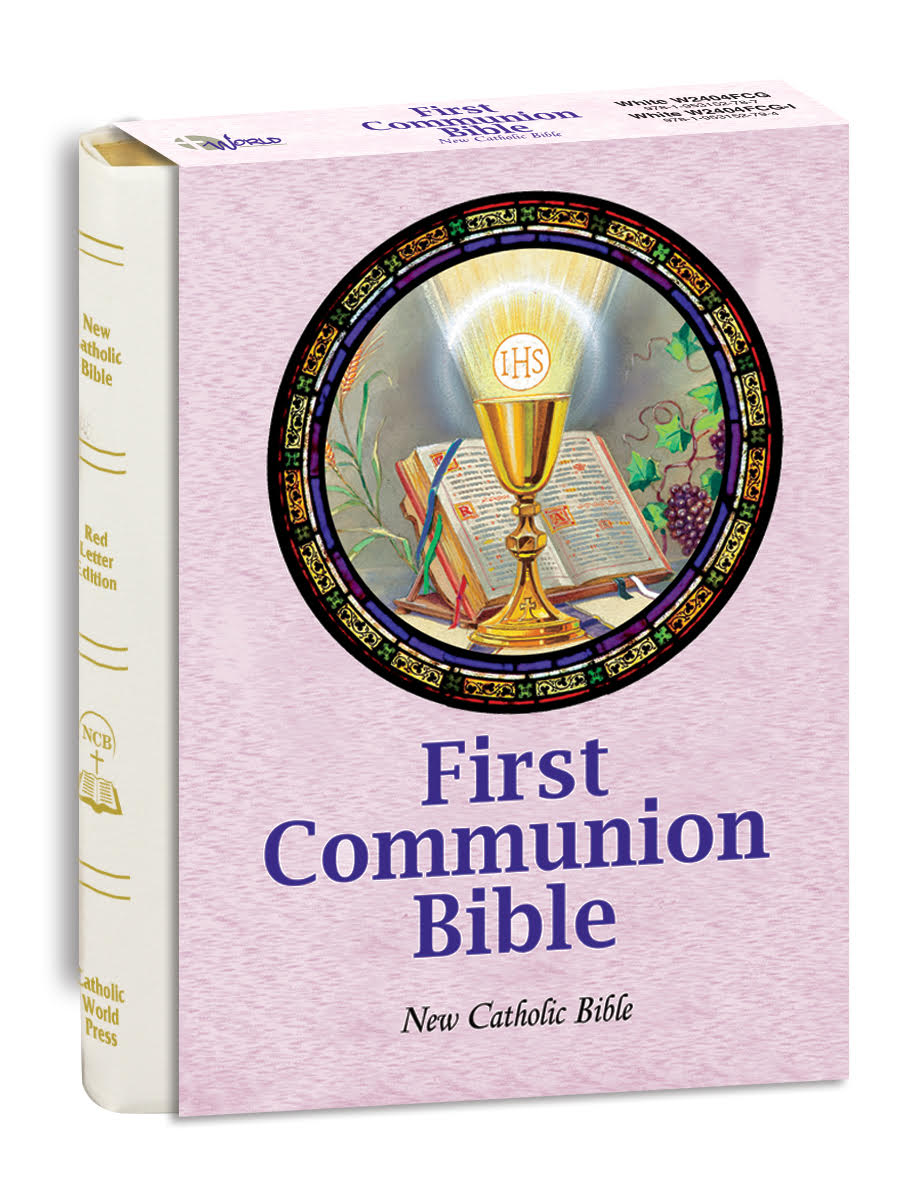 NCB First Communion Bible - White - Indexed